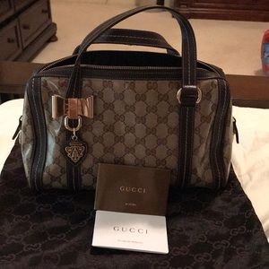💯% authentic Gucci Crystal GG ‘Duchessa’ handbag.